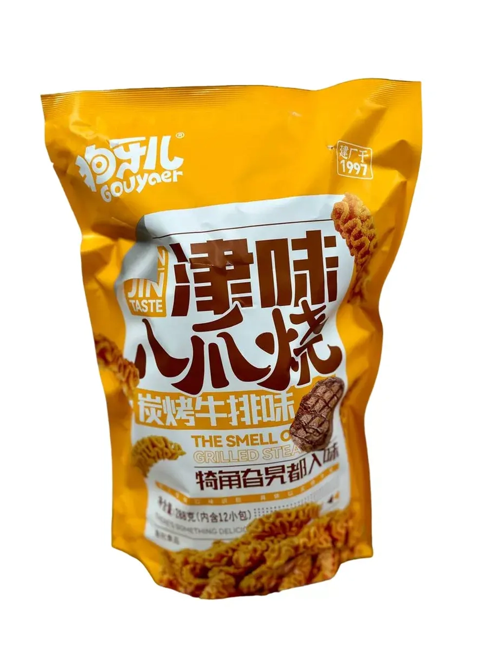 Китайские острые чипсы со вкусом стейк на грилле