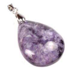 Кулон "Капля №6" чароит