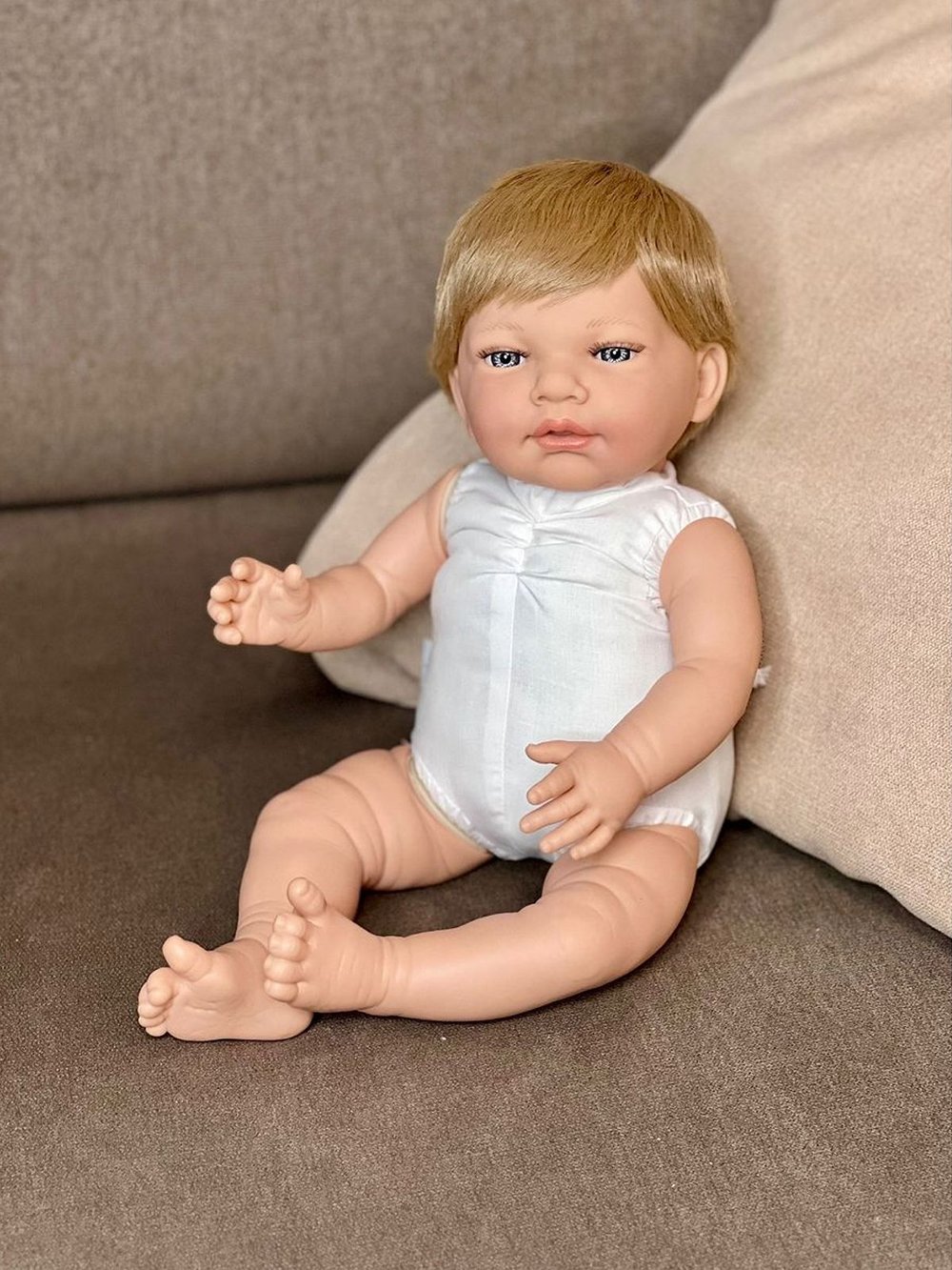 Кукла Marina and Paula 42cм Baby мягконабивная без одежды (M22)