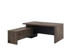 Стол левый 1800х2000х750 с опорной тумбой и блоком розеток T-18L.1000-02