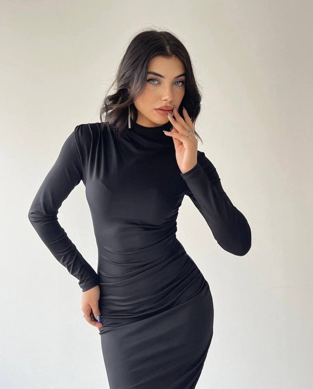 Платье мод.  00163, черный