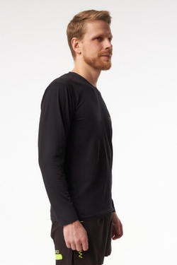 ЛОНГСЛИВ УТЕПЛЕННЫЙ МУЖСКОЙ BASE LAYER TEE LS | BLACK YELLOW