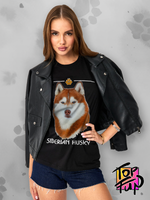 Футболка сибирский хаски