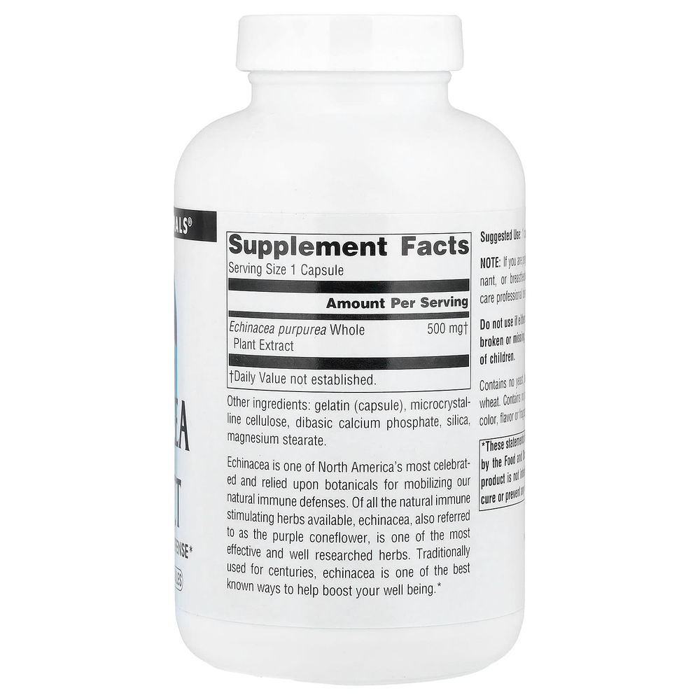 Source Naturals, Экстракт эхинацеи, 500 мг, 200 капсул