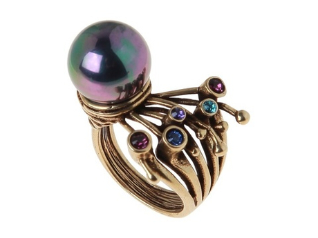 "Пор-Кро"  кольцо в бронзовом покрытии из коллекции "Заповедник" от Jenavi