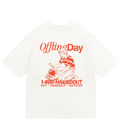 Футболка Haided OFFLINE DAY RLXD HW TEE ecru