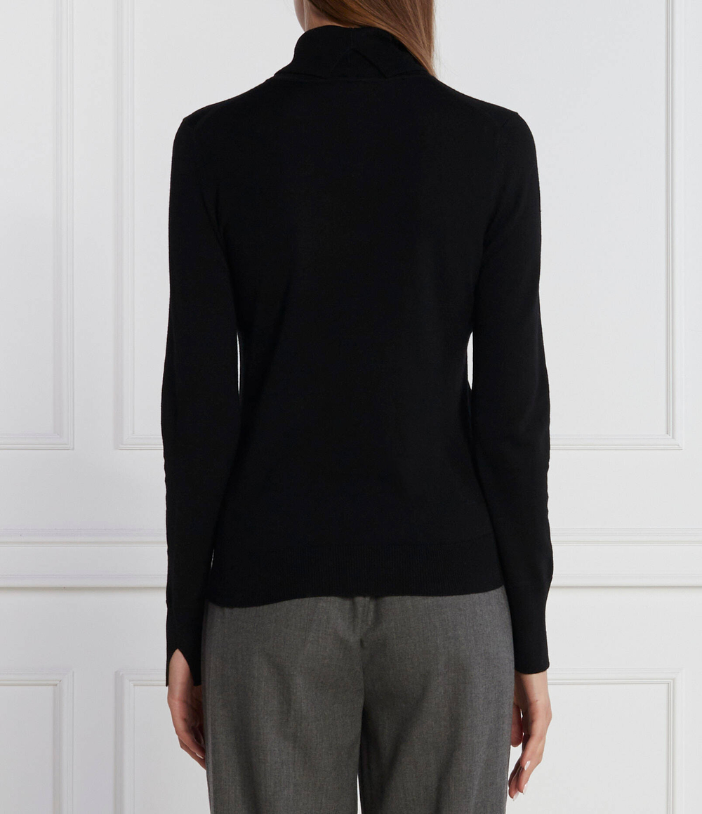 Хлопковый гольф fasecta BOSS BLACK - черный(50493846)