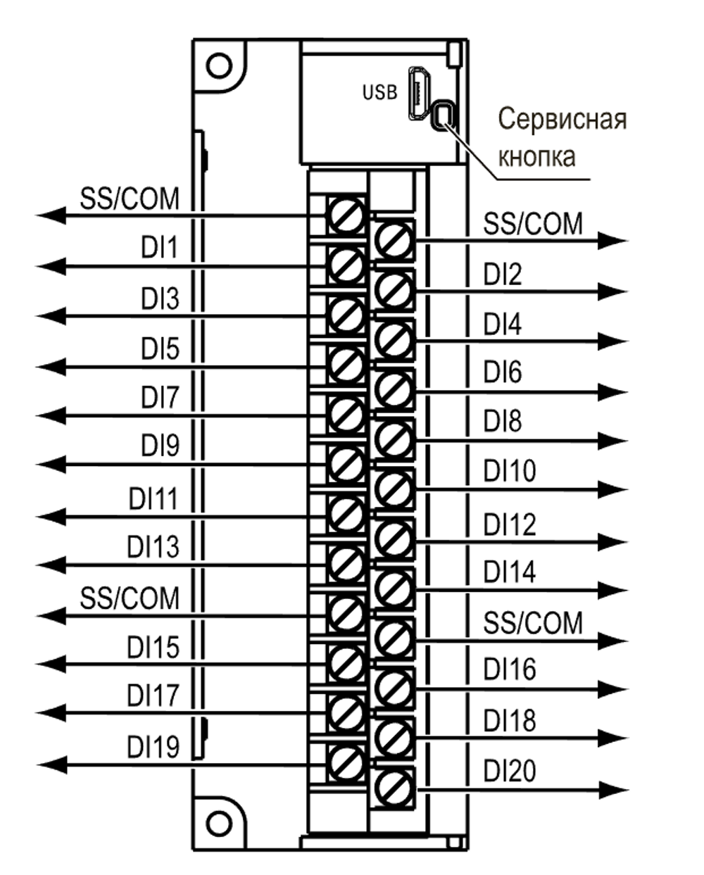Модуль дискретного ввода МВ210-202 арт:67615