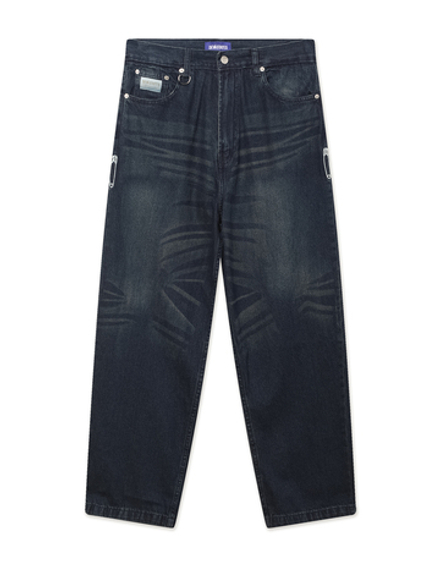 Мужские Джинсы (Loose Fit) Lax - Washed Blue