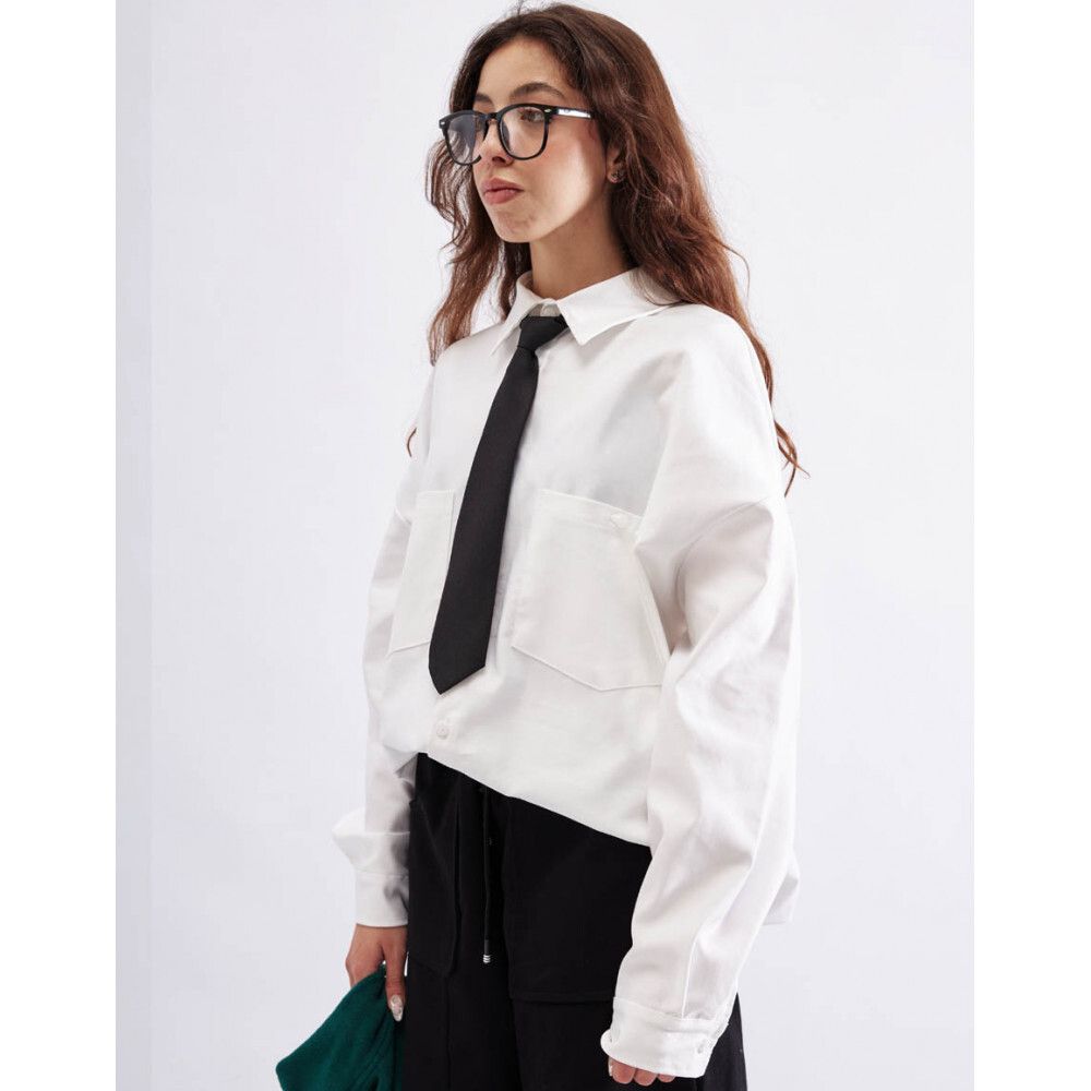 Рубашка БИЧ из хлопка плотная белая