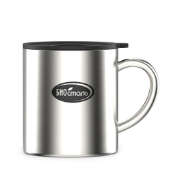 Термокружка Biostal (0,45 литра) c металлической ручкой и крышкой