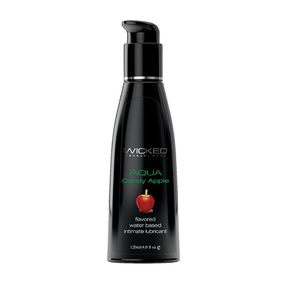 Лубрикант со вкусом сахарного яблока WICKED AQUA Candy Apple 120 мл