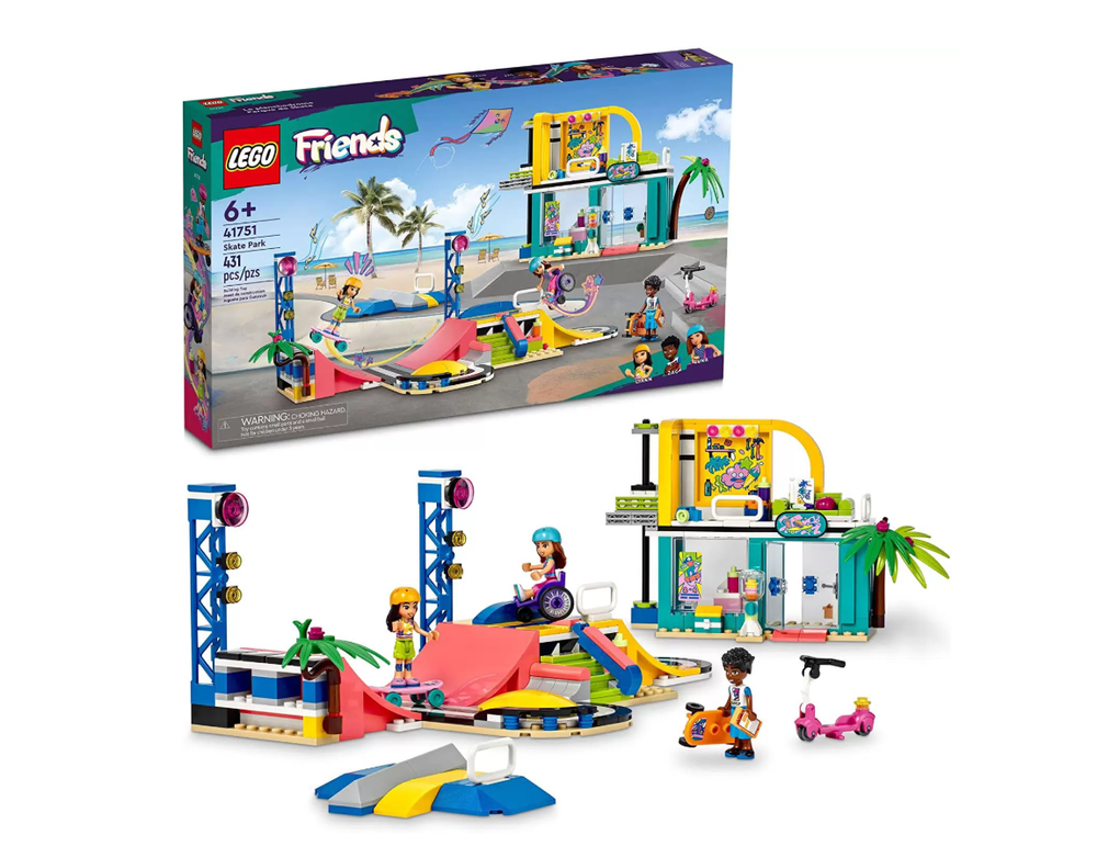 Конструктор LEGO Friends 41751 Скейт-парк , 431 деталь , от 6 лет