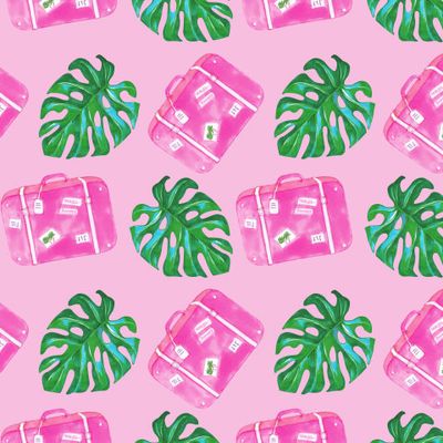 Тропические листья и путешествия