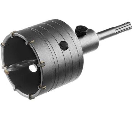 Коронка СИБИН по бетону SDS-Plus в сборе 73 мм