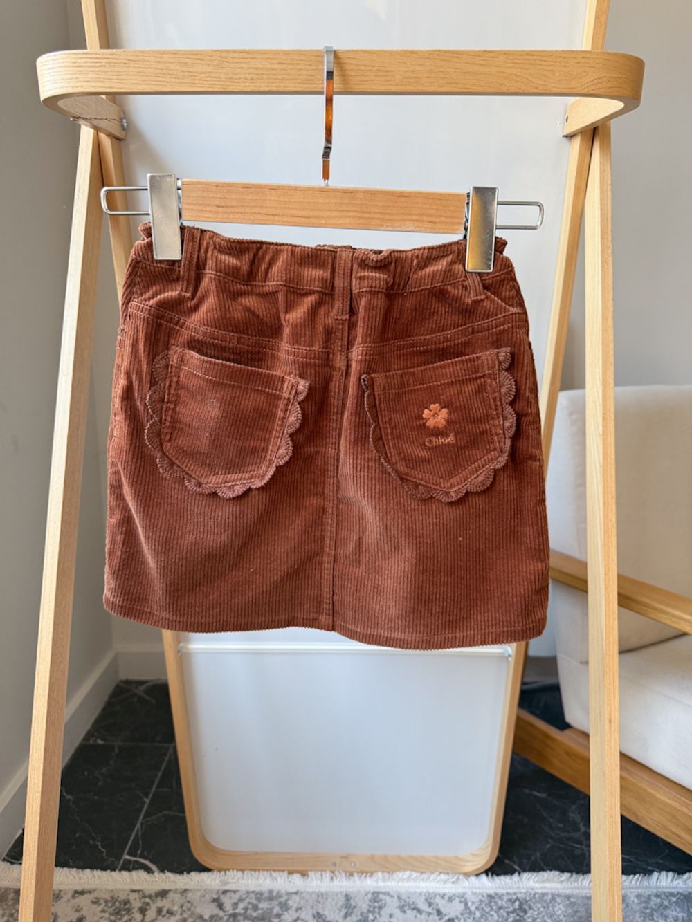 Вельветовая юбка Chloe. 128