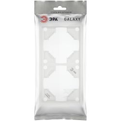 Рамка для розеток и выключателей ЭРА Galaxy 15-5002-08 на 2 поста белый матовый | Эра Galaxy