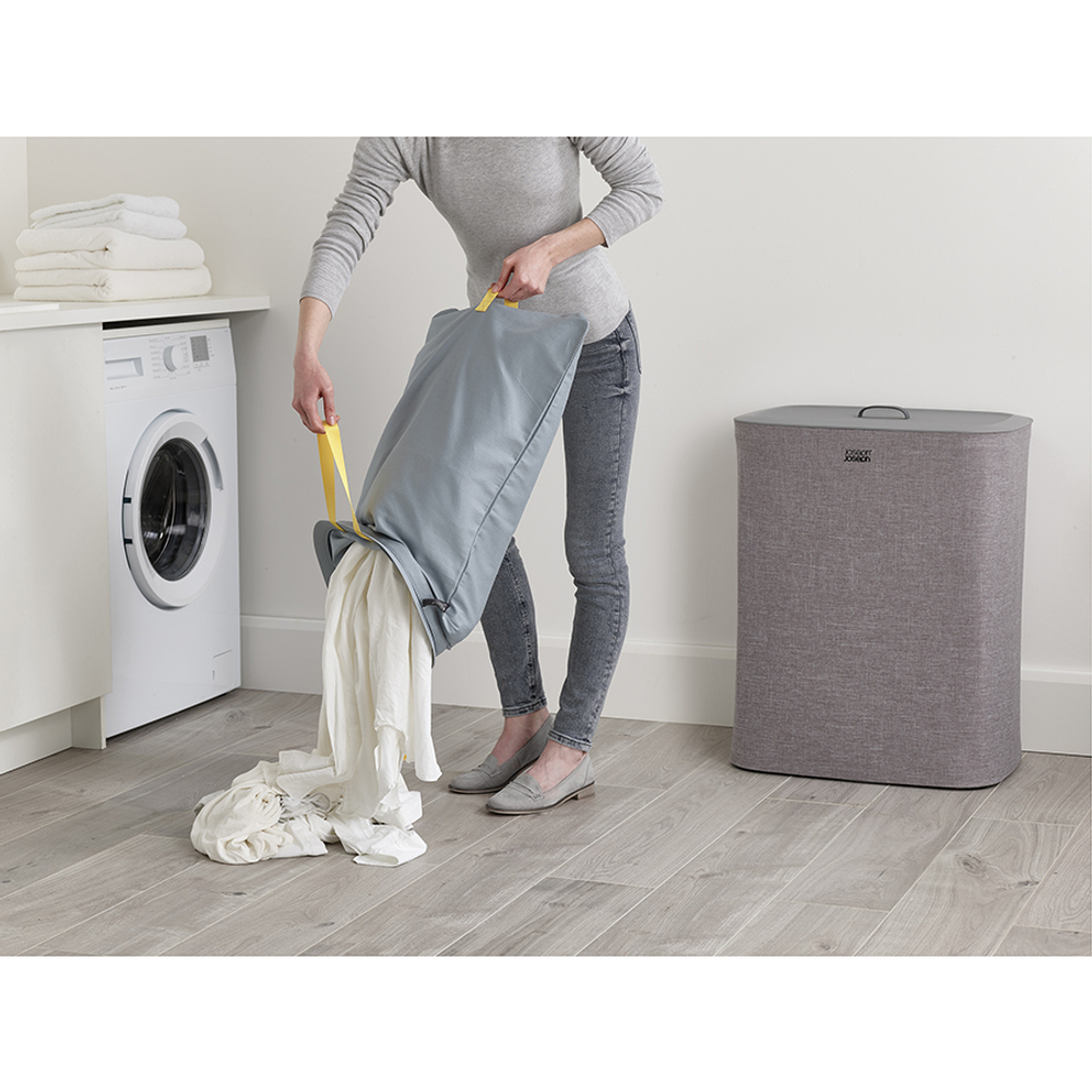 Корзина для белья tota™, 90 л, серая