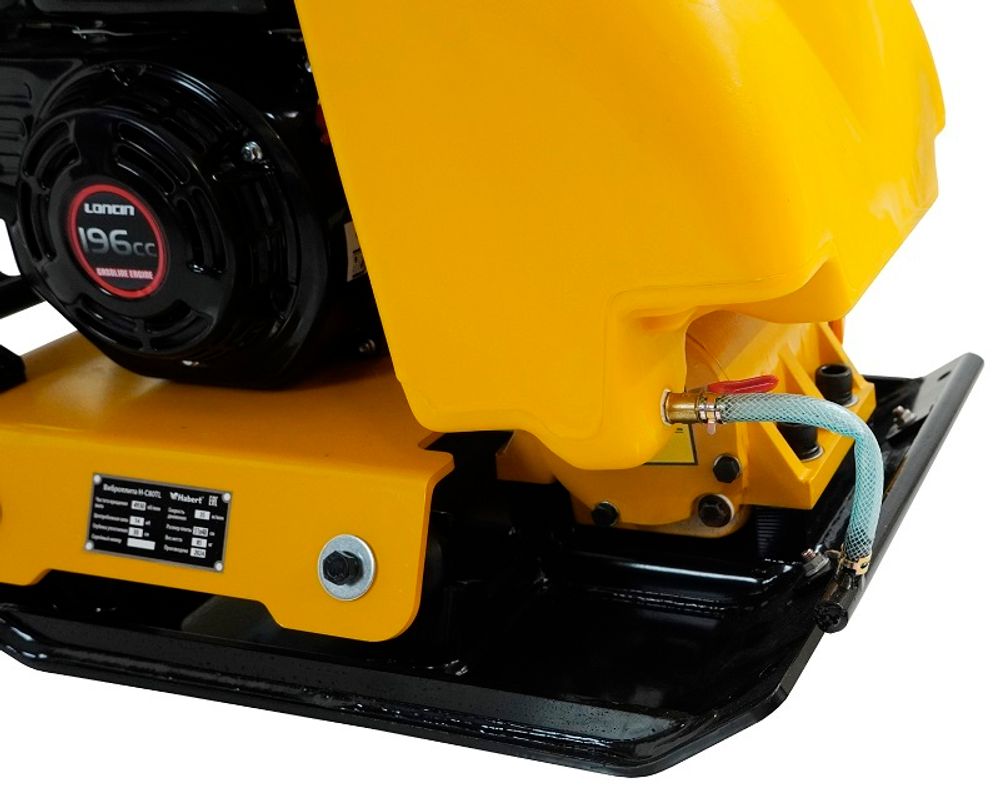 Виброплита бензиновая Habert H-C80TL - [85 кг / 14 кН / Loncin G200F]