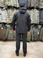 Костюм GRAYLING Беринг демисезонный, софтшелл мембрана 10000/10000, чёрный