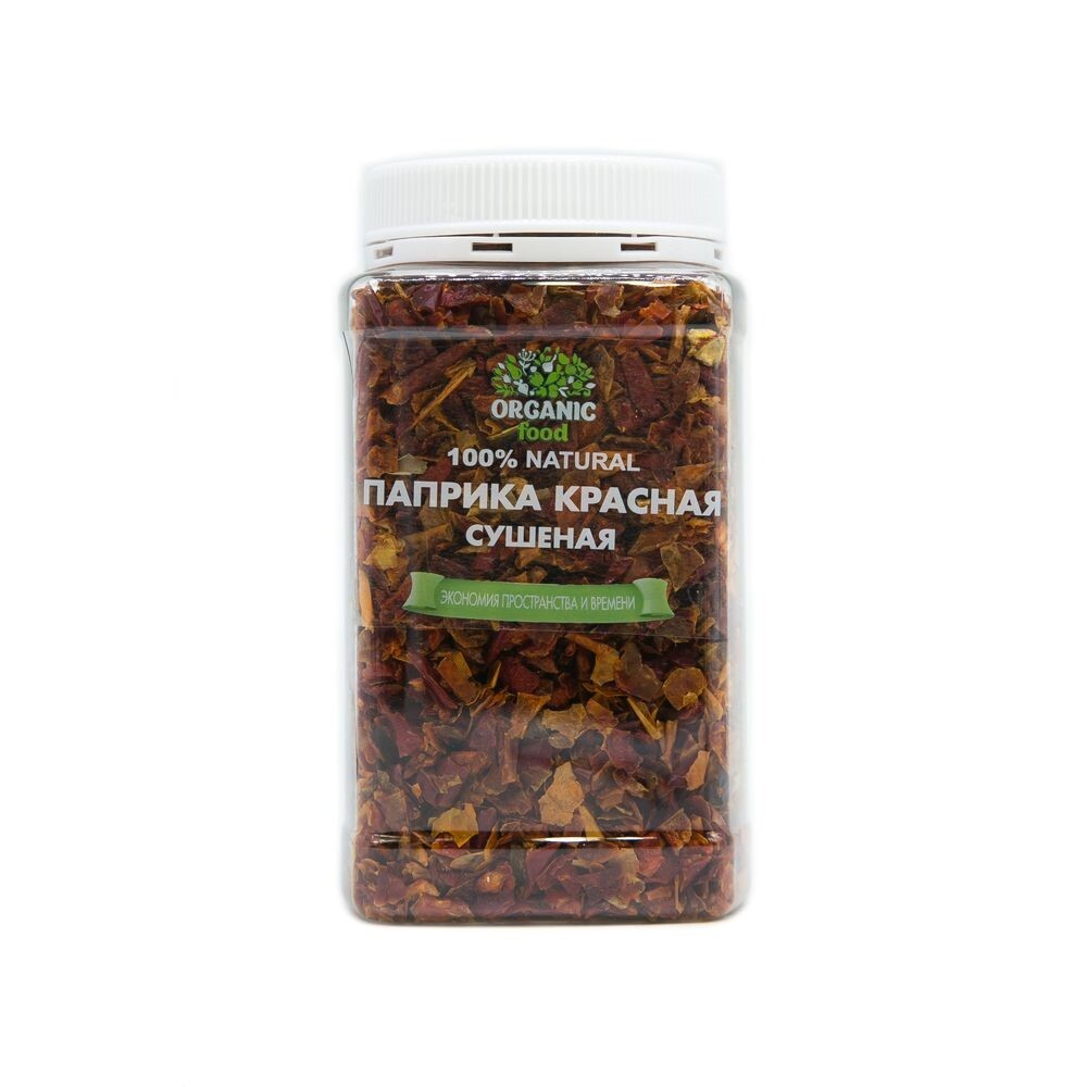 Organic Food Паприка красная сушеная, 150 гр ПЭТ