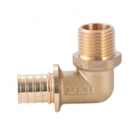 Угольник переходной с наружней резьбой 20 x R 1/2" AOSKER 1110.2015 для труб из сшитого полиэтилена