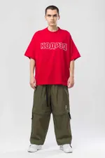 Футболка Codered Wide T Контур красная