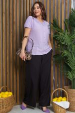 Блуза Петуния (сиреневая) Б13274-20М LT Collection