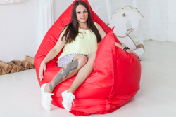 Кресло Подушка Красная Оксфорд (Классический)