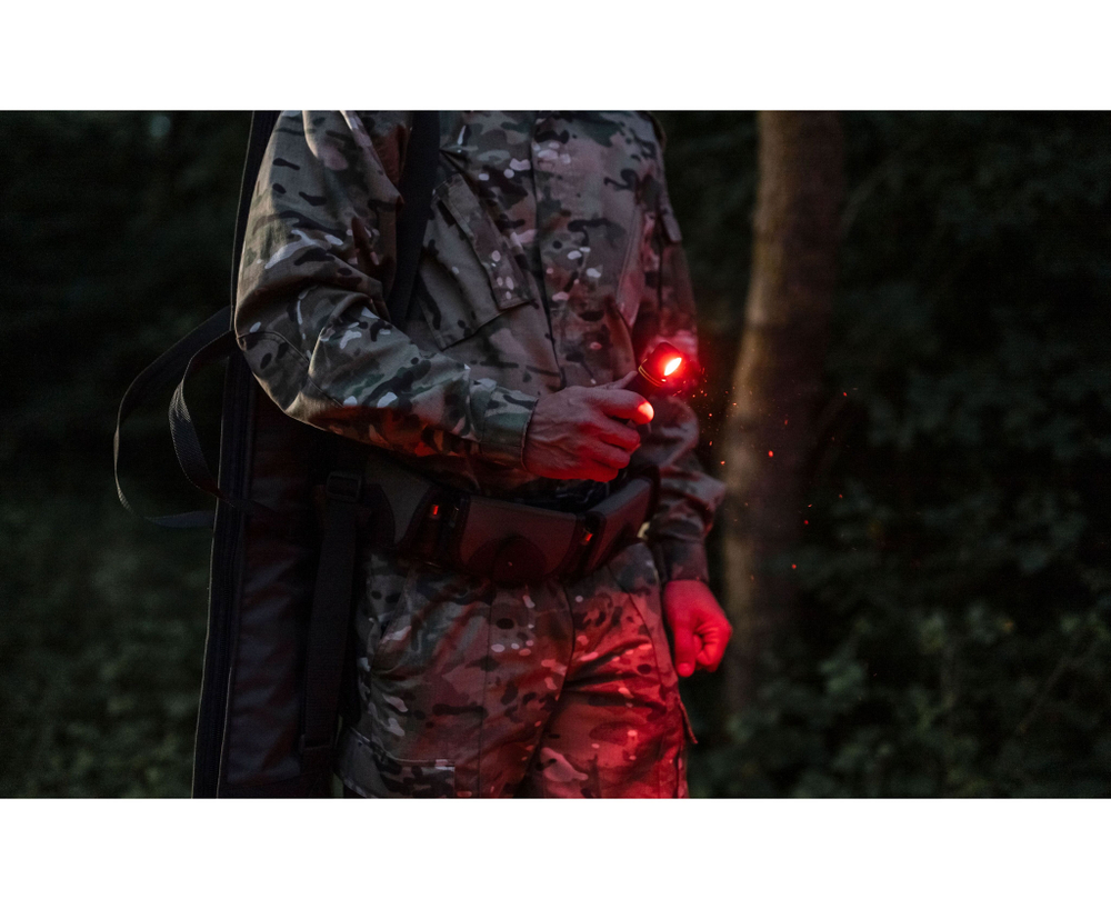 Мультифонарь светодиодный Armytek Elf C2 Max WR, 2500лм, белый и красный свет, аккумулятор