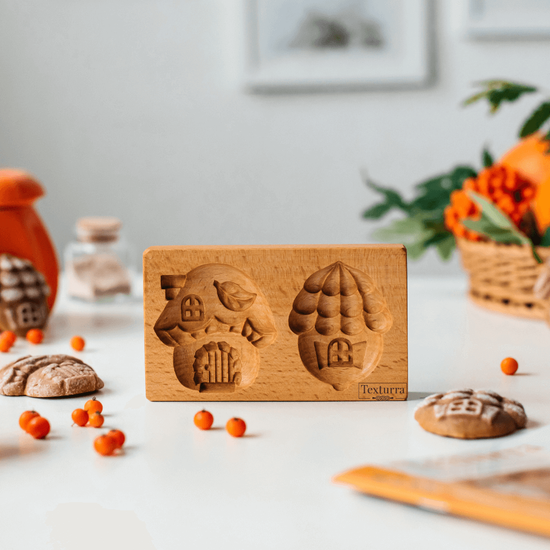 Форма для печенья и пряников Лесные домишки