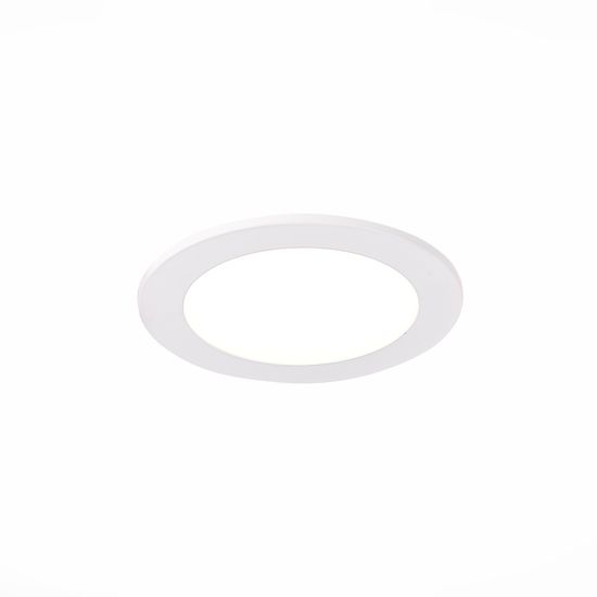 ST212.508.05 Св-к встр. Белый LED 1*5W 3000K/4000K/6000K 375Lm Ra80 110° IP20 D92xH30 220-240V Встраиваемые светильники