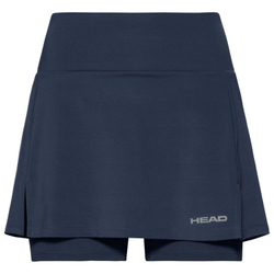Теннисная юбка Head Club Basic Skort Long W - небесный