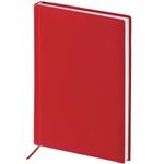 Ежедневник полудатированный А5 (148х218 мм) BRAUBERG "New York", под кожу, 192 л., бордовый, 125954