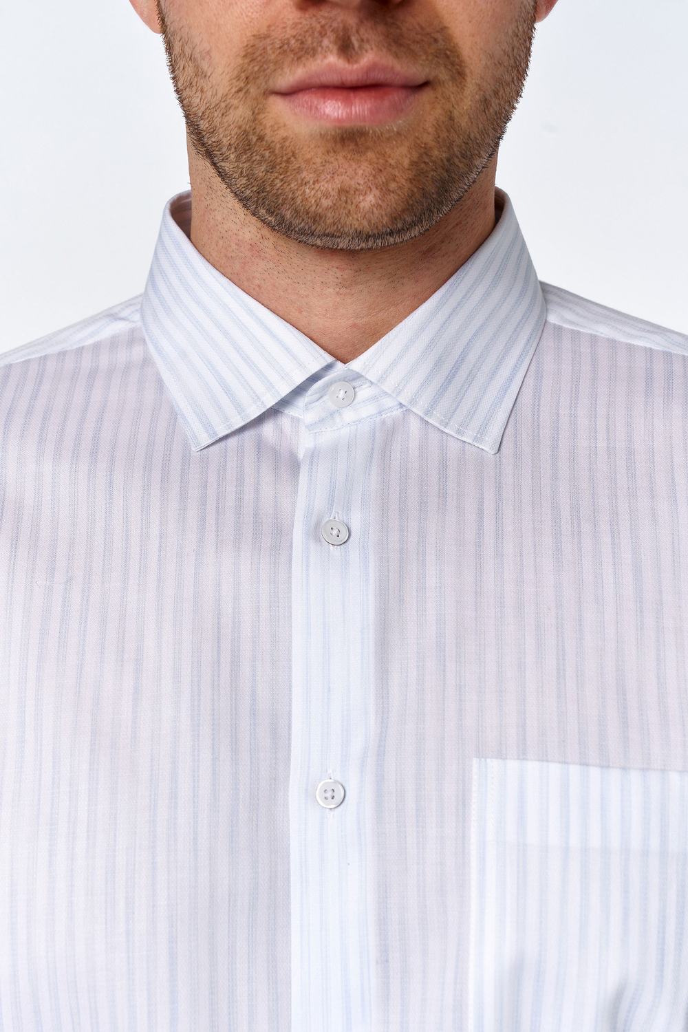 Сорочка мужская VESTER короткий рукав, хлопок 100% 70416 04