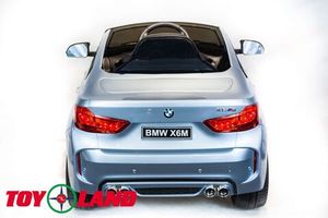 Детский электромобиль Toyland BMW X6M mini Серебро