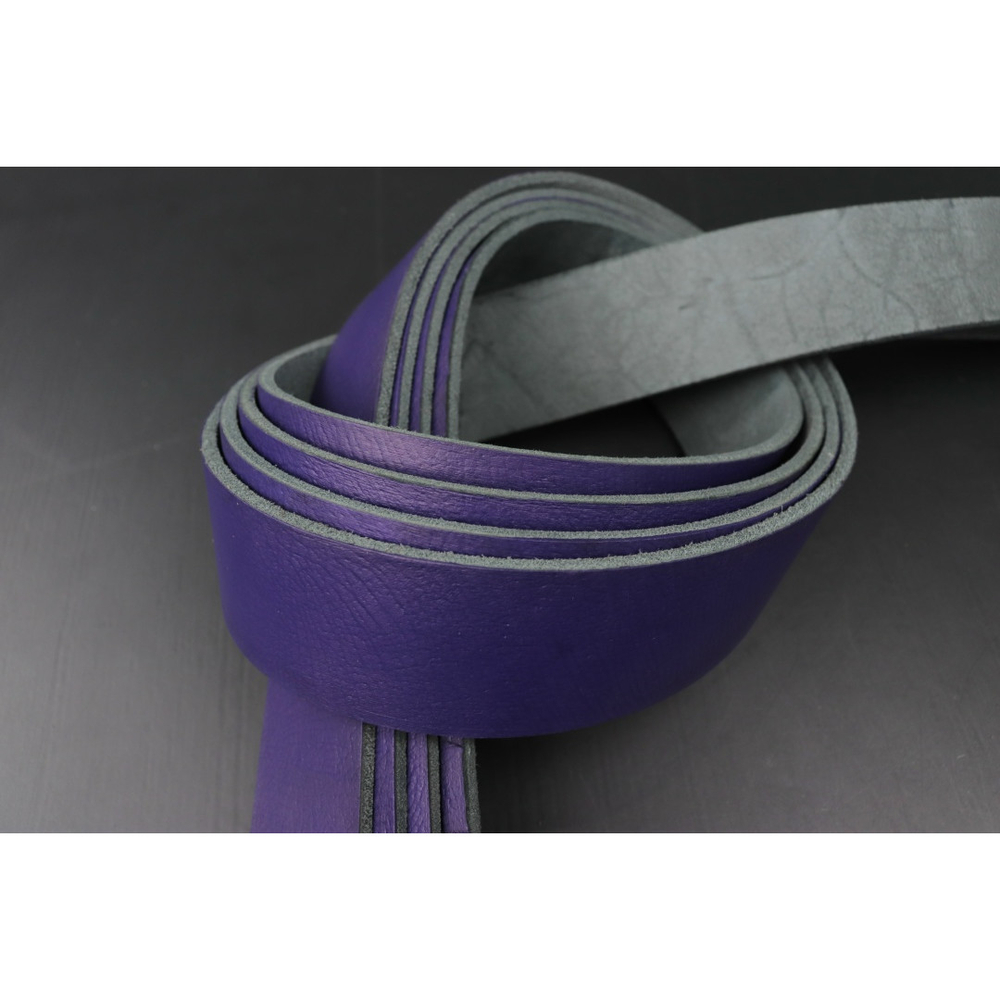 Ременная заготовка сине-фиолетовая с лицевой отделкой + плита Слон