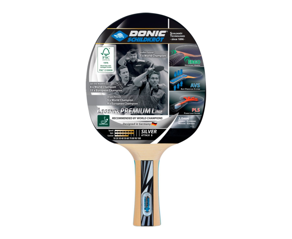 Ракетка н/т Donic Legends silver