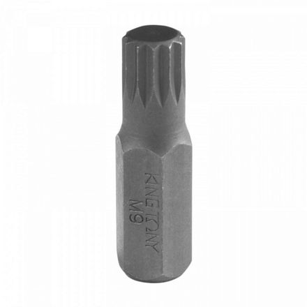 Цена на KING TONY (163609M) Вставка (бита) торцевая 10 мм, SPLINE, М9, L = 36 мм