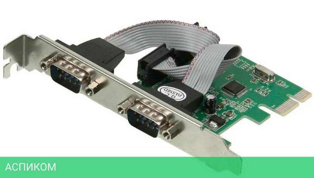 Контроллер WCH382 ASIA PCIE WCH 2S LP