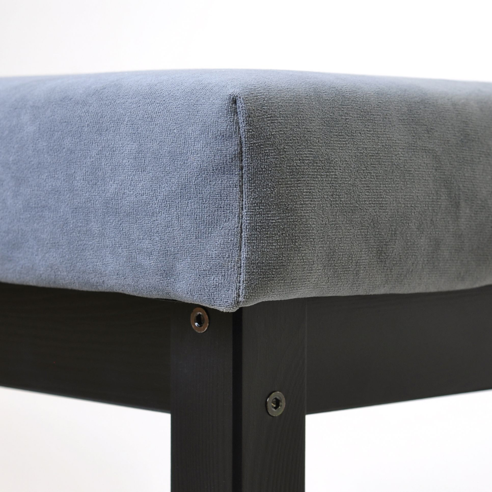 Табурет для кухни, 33х33х51, Оливия, банкетка в прихожую, деревянный, черный, IKEA