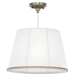 Citilux Вена CL402030 Подвесной светильник бронза с белым абажуром