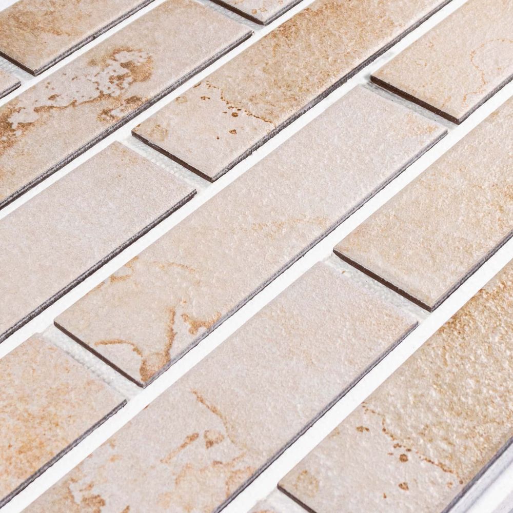 Керамин, Айдахо 3 Бежевый, 245x65x7 - клинкерная фасадная плитка