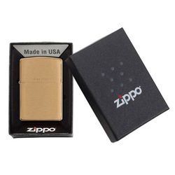 Зажигалка Zippo Armor Brushed Brass (204) 2