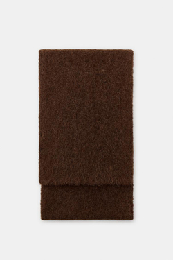 ZARA ОДНОТОННЫЙ ТРИКОТАЖНЫЙ ШАРФ, КОРИЧНЕВЫЙ