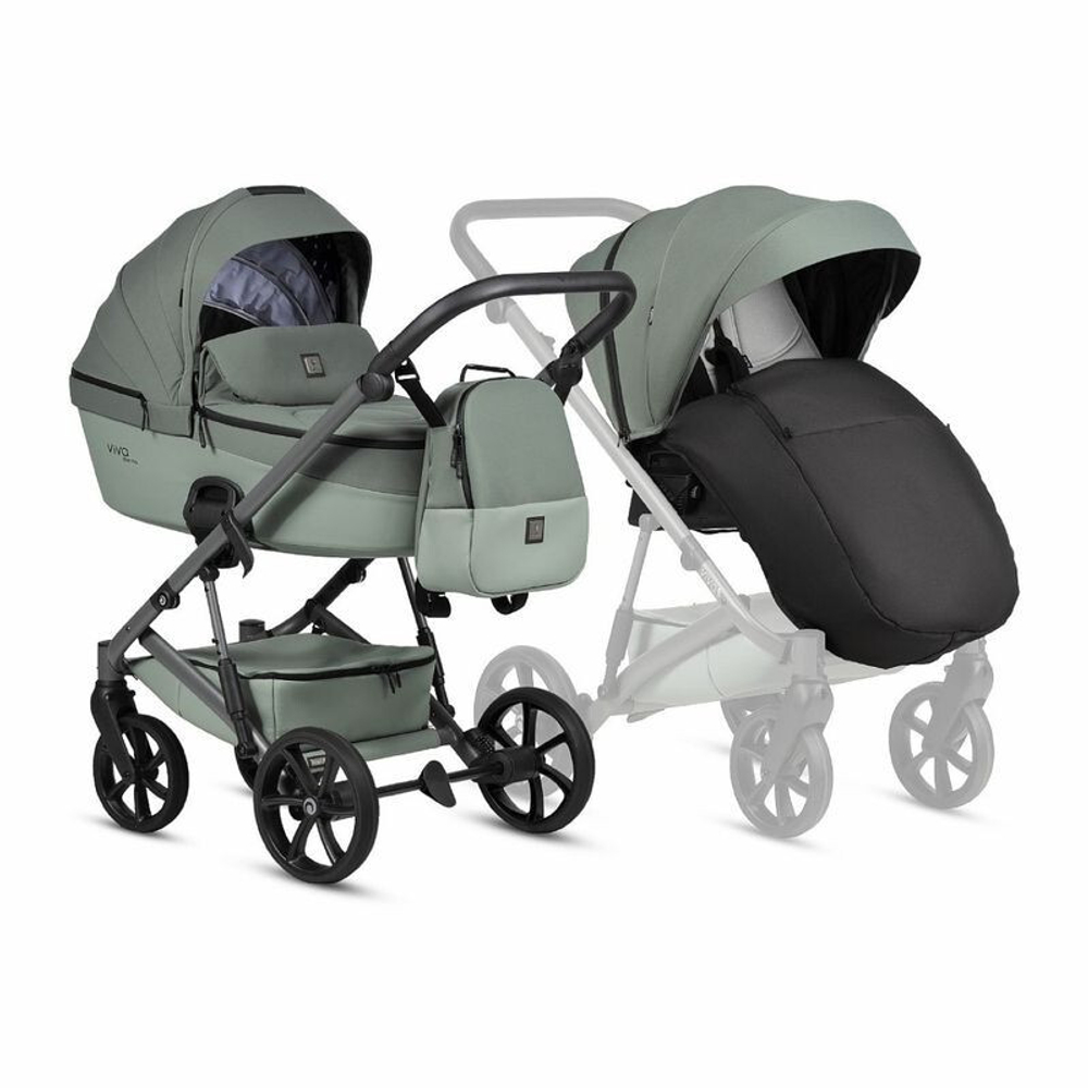 Коляска 2 в 1 Tutis Viva 6+ Essential Sage