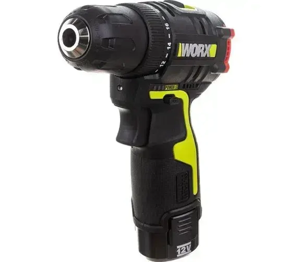 Дрель-шуруповерт, 20 мм, 12 В, 1800 об/мин, патрон - быстрозажимной, разноцветный, надежный