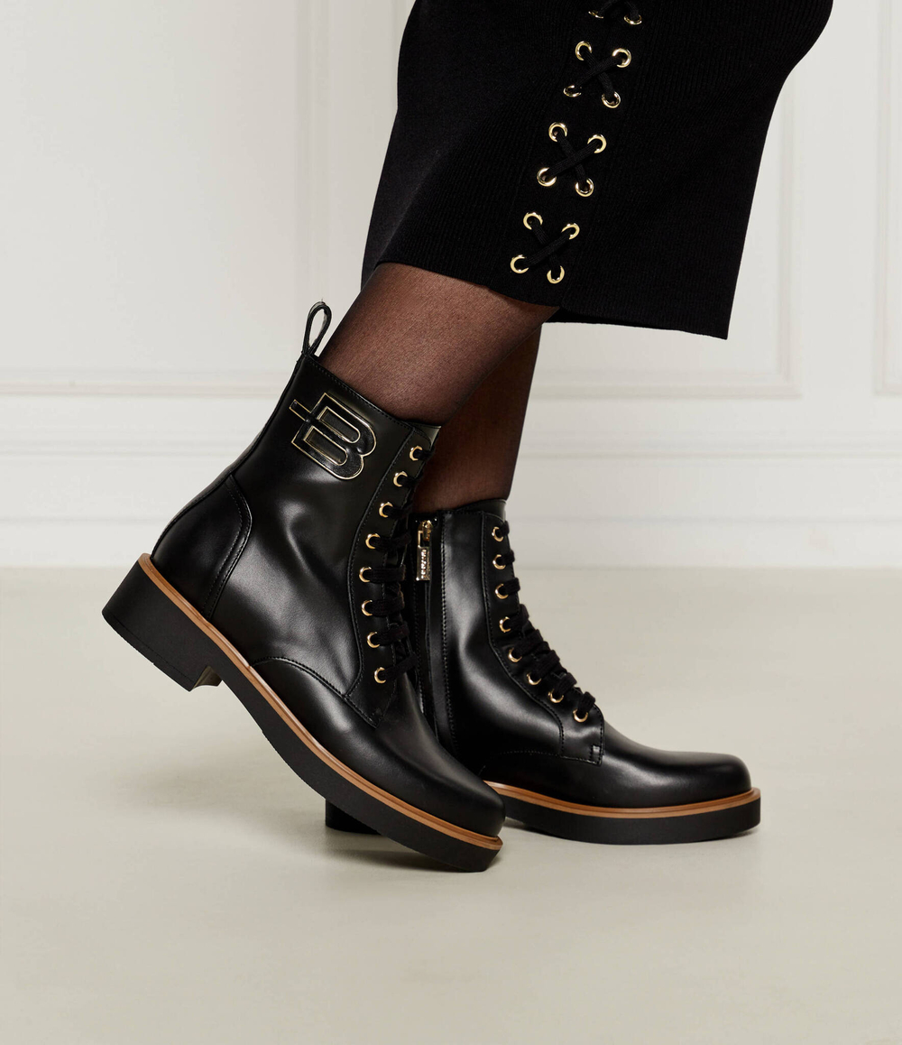 Кожаные ботильоны Baldinini - черный(D5B025C1VITE)