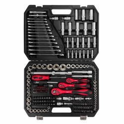 Набор инструментов 216 пр.1/4'',3/8'',1/2''(6гр.)(4-32мм) DISEN DS38841