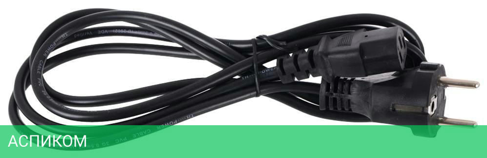 Кабель питания Telecom TP021-IEC320-C13/SHM-1.8-BK черный
